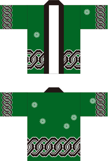 お祭り・行事はっぴデザインサンプル01