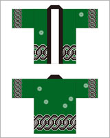 お祭り・行事のはっぴデザイン01（フルオーダーコース）