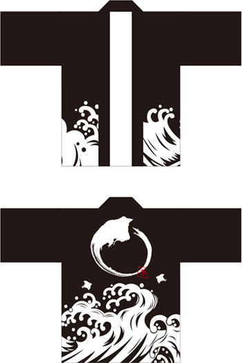 お祭り・行事はっぴデザインサンプル02