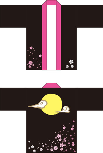 お祭り・行事はっぴデザインサンプル03