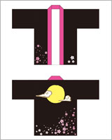 お祭り・行事のはっぴデザイン03（フルオーダーコース）