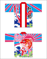 お祭り・行事のはっぴデザイン06（フルオーダーコース）