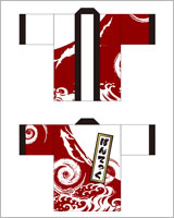 お祭り・行事のはっぴデザイン09（フルオーダーコース）