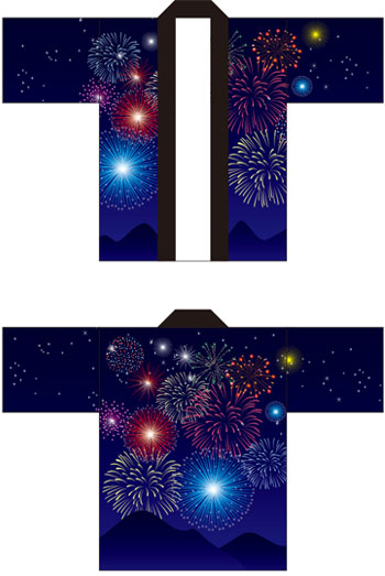 お祭り・行事はっぴデザインサンプル10