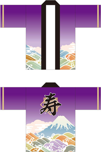 お祭り・行事はっぴデザインサンプル14