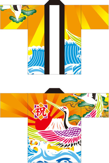 お祭り・行事はっぴデザインサンプル20