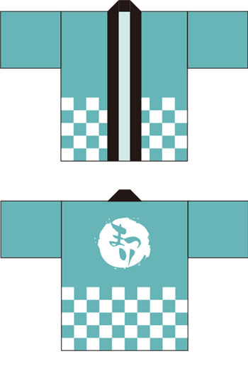 お祭り・行事はっぴデザインサンプル01