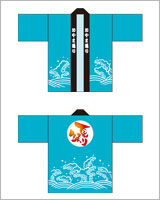 お祭り・行事のはっぴデザイン05（定番はっぴコース）