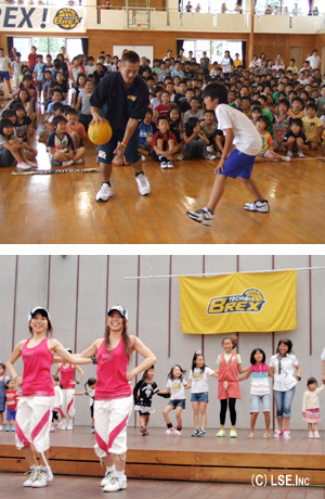 学校訪問の様子