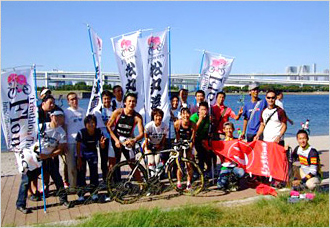 製作頂いたノボリを使用した時の写真おくります。(前田 耕至さま)