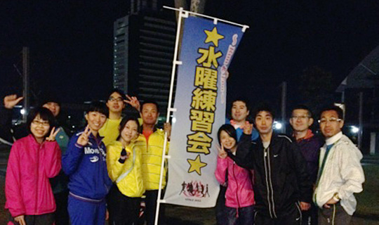 各地のマラソン大会などに持っていき飾らせてもらいます！(内山 達矢さま)