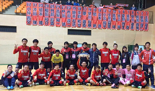 作成していただいたのぼり旗は選手にも大変、好評でした。(高橋　志端さま)