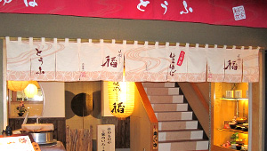 短めのタイプ（たて45cm×よこ328cm） 和菓子屋さんや物販店などで良く見られます。頭くらいの長さで顔に当たらないのが特徴です