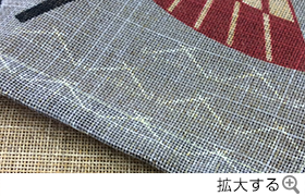 生地の種類：麻風スラブ