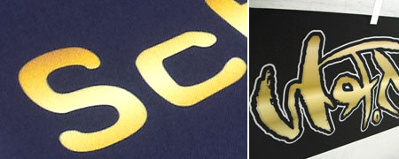 グラデーションで金色、銀色の表現ができます！