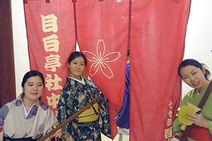 のれん事例：楽屋のれん5