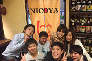 のれん事例：仕切りのれん2