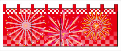 イベントのれん05【イラストのれん】