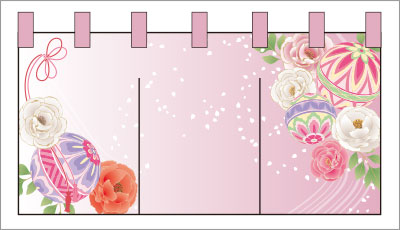 仕切りのれん01【和柄のれん】