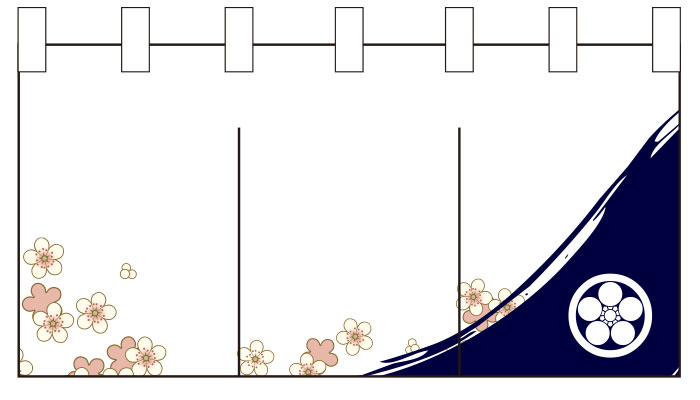 和菓子のれんデザインサンプル07