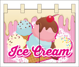 洋菓子06【アイスのれん】