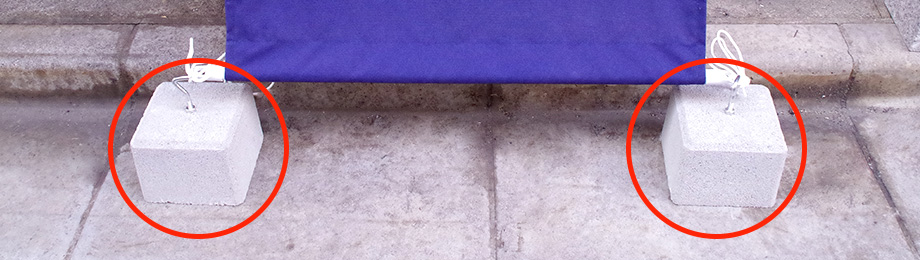 設置も簡単万能重石