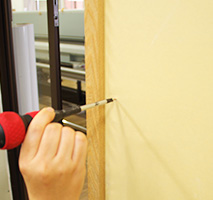 設置も簡単のれん付属品