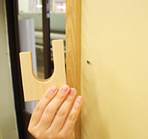 設置も簡単のれん付属品