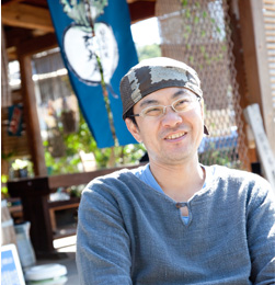 陶知庵さま　のれん