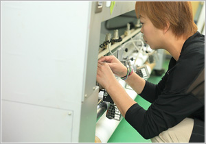 必ず印刷前にメンテナンスを行います