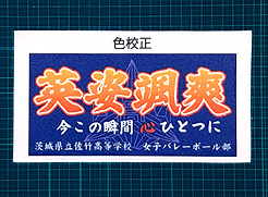 ミニ横断幕