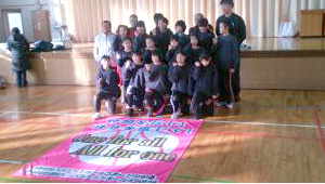 バスケットボール横断幕