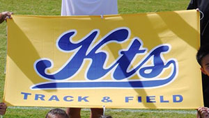 陸上競技横断幕