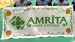 その他チーム、応援横断幕