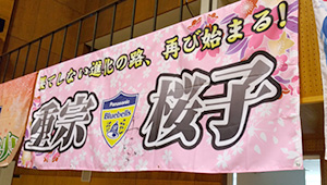 バレーボール横断幕