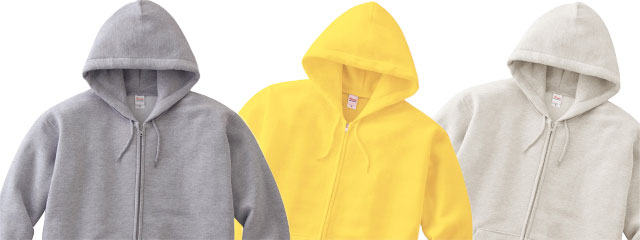 ジップアップライトパーカー