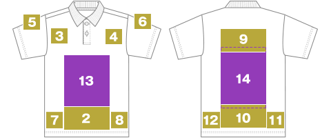 シルクプリントのプリント可能範囲