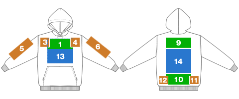 DTFプリントのプリント可能範囲