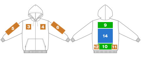 DTFプリントのプリント可能範囲