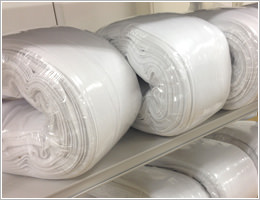 厳しい品質チェックを通ったタオル