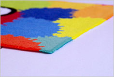 タオルの端から端までプリント可能