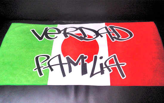 「想像以上のタオルの質の良さ、デザインもこちらで用意させていただいたのと全く一緒で大満足です」武知 将宏さま