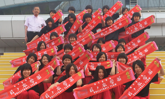 「マフラータオルを作成して頂きました。」西本 忍さま