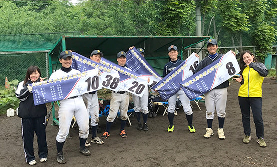 「これが最後の大会なのでいい思い出の品になりました。」田中　瑞姫さま